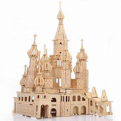 

3D Puzzle Jigsaw Puzzle Wooden Puzzle Castle Famous buildings Saint Petersburg DIY Simulation Wooden 1 pcs Kid's Adults' Boys' Girls' Toy Gift / Wooden Model