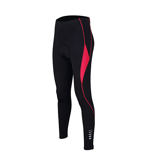 

TASDAN Women's Cycling Tights Bike Pants / Trousers Tights Padded Shorts / Chamois Breathable 3D Pad Quick Dry Sports Solid Color Silicon Winter Purple / Red / Blue Road Bike Cycling Clothing Apparel