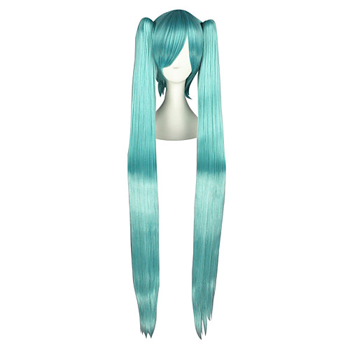 

Cosplay Wigs Vocaloid Mikuo Blue Extra Long / Straight Anime Cosplay Wigs 120 CM Heat Resistant Fiber Male / Female