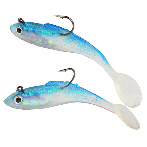 

2 pcs Jigs Jig Head Sinking Bass Trout Pike Sea Fishing Fly Fishing Bait Casting Soft Plastic Lead / Ice Fishing / Spinning / Jigging Fishing / Bass Fishing / Lure Fishing