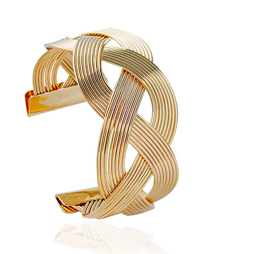 

Women's Cuff Bracelet Fashion Alloy Bracelet Jewelry Golden / Silver For