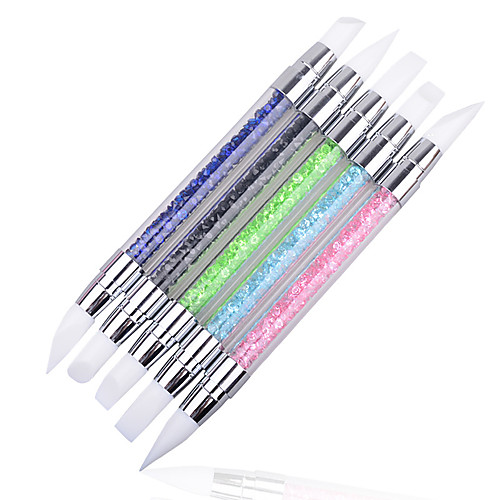

5pcs-set-manicure-pen-with-silicone-acrylic-rubber-double-pen-engraving-embossing-hollow-pen