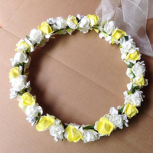 

Foam Wreaths with 1 Wedding Headpiece