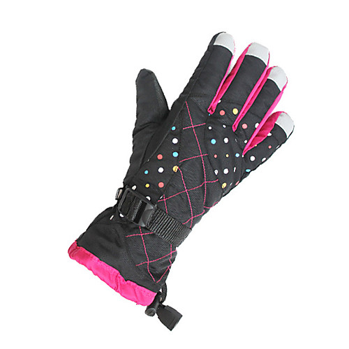

Bike Gloves / Cycling Gloves Ski Gloves Women's Snowsports Full Finger Gloves Windproof Warm Canvas Ski / Snowboard