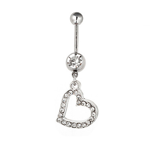 

Navel Ring / Belly Piercing Fashion Women's Body Jewelry For Daily Casual Alloy Silver