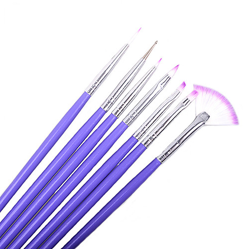 

new-7pcs-set-purple-nail-art-design-brush-diy-painting-dotting-brushes-pen-set-manicure-tools