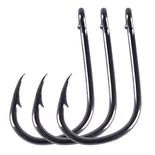 

100 pcs Aberdeen Hook Fishing Hooks Needle / Thin Hang-Nail / Curved Point Sea Fishing / Freshwater Fishing / General Fishing Carbon Steel Easy to Use