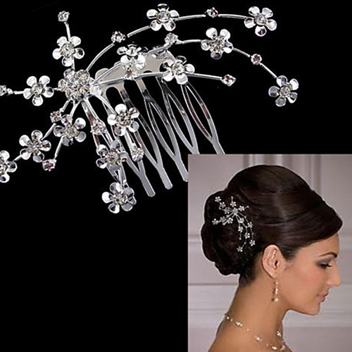 

Alloy Hair Combs with 1 Wedding / Special Occasion Headpiece