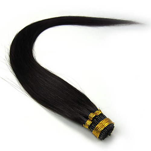 

PANSY Fusion / I Tip Human Hair Extensions Straight Human Hair Human Hair Extensions Women's Strawberry Blonde