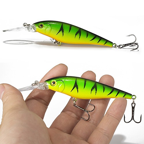 

10 pcs Crank Fishing Lures Minnow lifelike 3D Eyes Floating Bass Trout Pike Sea Fishing Bait Casting Spinning