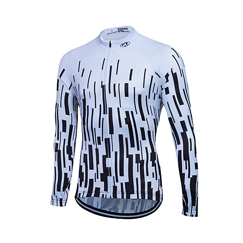 

Fastcute Men's Women's Long Sleeve Cycling Jersey Winter Coolmax Polyester Plus Size Bike Sweatshirt Jersey Top Mountain Bike MTB Road Bike Cycling Breathable Quick Dry Reflective Strips Sports