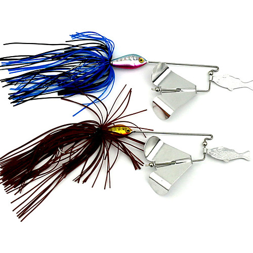 

1 pcs Fishing Lures Buzzbait & Spinnerbait Metal Bait Sinking Bass Trout Pike Bait Casting Lure Fishing Trolling & Boat Fishing Metal