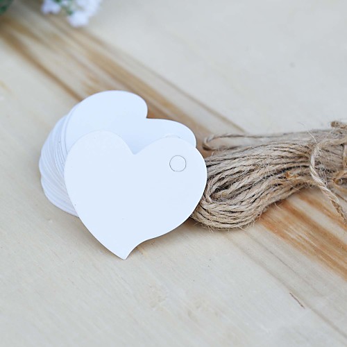 

Classic Theme Stickers, Labels & Tags - 100 pcs 1 ¾ Heart Labels / Tags Spring / Summer / Fall