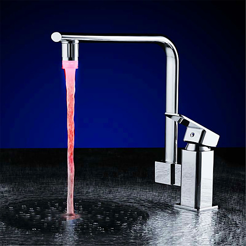 

Led Splash Water Temperature Control Water Flow Generating Temperature Of Three Color Light (ABS Electroplating)