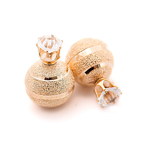 

Women's Crystal Earrings Classic Ball Star Ladies Vintage European Fashion Cute Silver Plated Gold Plated Earrings Jewelry Gold / Silver For Party Daily Casual