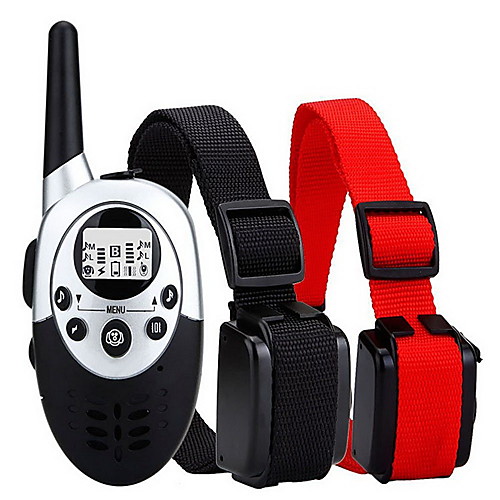 

Dog Bark Collar Dog Training Collars Waterproof Adjustable / Retractable Wireless Anti Bark Rechargeable Remote Control Shock / Vibration Solid Colored Plastic Nylon Black / Red