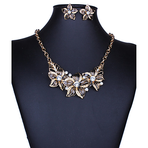 

Women's Jewelry Set Stud Earrings Necklace / Earrings Statement Ladies Fashion Vintage European Earrings Jewelry White / Black / Purple For Wedding Party Casual Daily Work