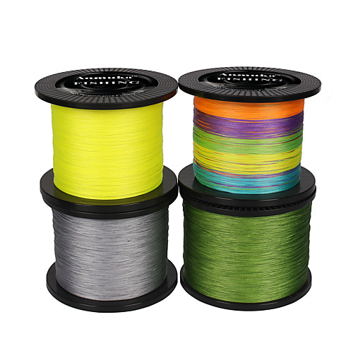 

PE Braided Line / Dyneema / Superline 8 pcs 100M / 110 Yards 300M / 330 Yards 500M / 550 Yards PE 80LB 60LB 50LB 3 mm Sea Fishing Bait Casting Jigging Fishing / Freshwater Fishing / 45LB / 40LB