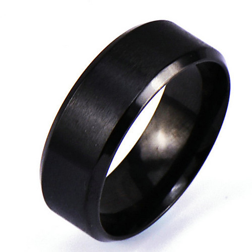 

Band Ring Black Alloy Personalized Punk Rock 6 7 8 9 10 / Men's