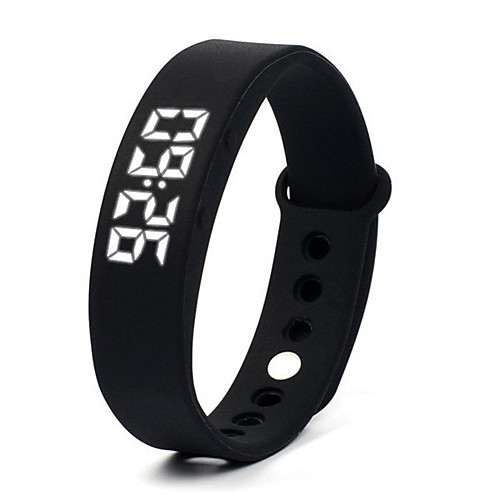 

Men's Sport Watch Fashion Watch Digital Digital Charm Chronograph LED Pedometers / Silicone