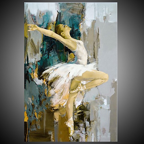 

Oil Painting Hand Painted - People Mediterranean Modern Stretched Canvas