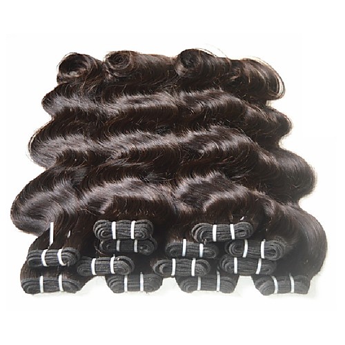 

3 Bundles Hair Weaves Brazilian Hair Body Wave Human Hair Extensions Remy Human Hair 100% Remy Hair Weave Bundles 300 g Natural Color Hair Weaves / Hair Bulk Human Hair Extensions 8-24 inch Natural