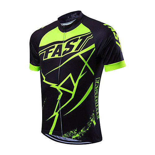 

Fastcute Men's Short Sleeve Cycling Jersey Coolmax Bike Jersey Top Mountain Bike MTB Road Bike Cycling Breathable Quick Dry Sweat-wicking Sports Clothing Apparel / Stretchy