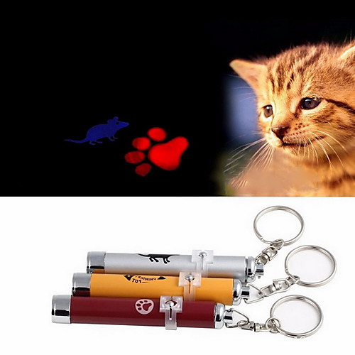 

Laser Toy Cat Dog Pet Toy Electronic Footprint Mouse Aluminum Gift