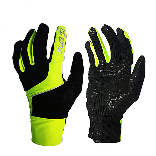 

Winter Bike Gloves / Cycling Gloves Mountain Bike MTB Breathable Anti-Slip Sweat-wicking Protective Full Finger Gloves Sports Gloves Terry Cloth Black Green Red for Adults' Outdoor