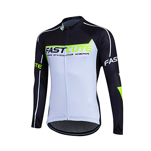 

Fastcute Men's Women's Unisex Long Sleeve Cycling Jersey - Kid's Winter Fleece Polyester Coolmax Red Green Blue Bike Sweatshirt Jersey Top Thermal / Warm Fleece Lining Breathable Sports Clothing