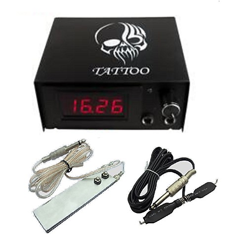 

Professional Digital Tattoo Power with plug cord Foot Switch