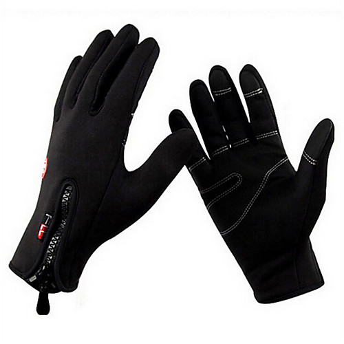 

Winter Bike Gloves / Cycling Gloves Road Bike Cycling Breathable Anti-Slip Sweat-wicking Protective Sports Gloves Black for Adults' Outdoor