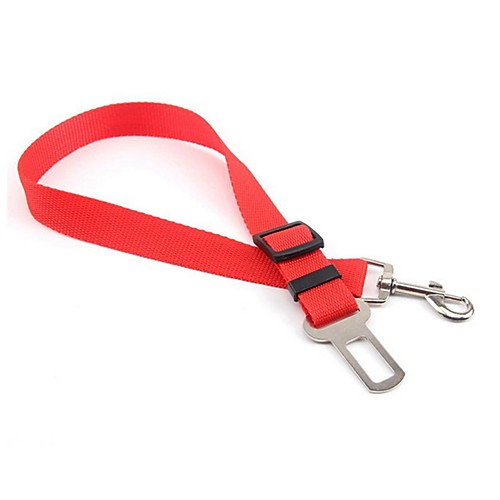 

Dog Leash Car Seat Harness / Safety Harness Waterproof Soft For Car Casual Safety Solid Colored Nylon Purple Red
