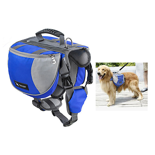 

Dog Carrier Bag & Travel Backpack Dog Pack Dog Backpack Dog Saddle Bag Waterproof Portable Nylon Black Red Orange