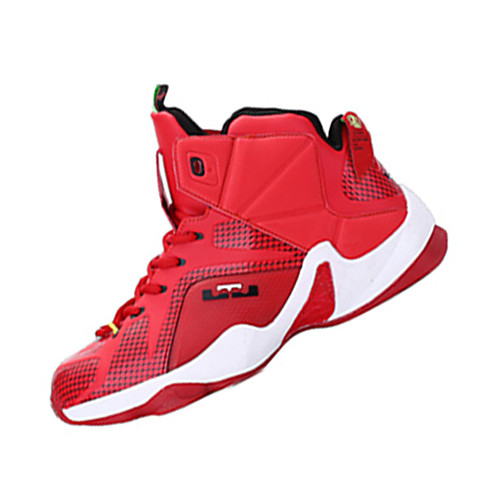 

Men's Trainers Athletic Shoes Comfort Shoes Athletic Basketball Shoes PU Slip Resistant Black / Gold Black / Red Red Fall Spring / Lace-up