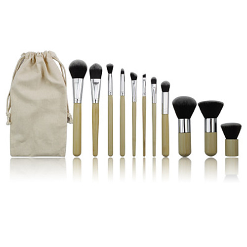 

Professional Makeup Brushes Makeup Brush Set 11 Portable Professional Synthetic Hair Wood for
