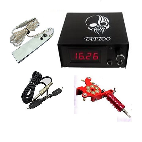 

Professional Digital Tattoo Power ith Plug Cord Foot Switch One Machine