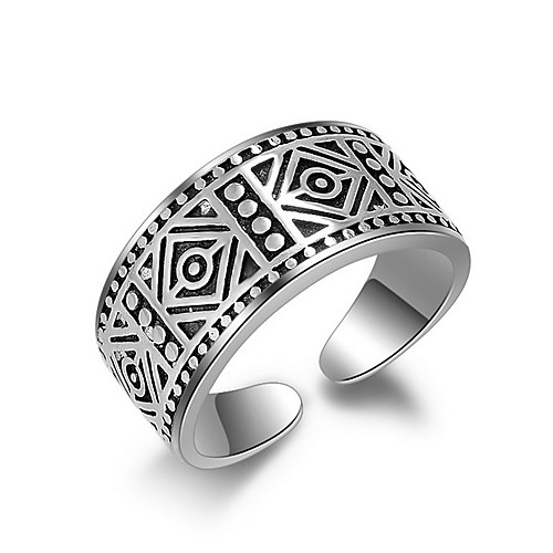 

Band Ring Crossover Silver Rose Gold Sterling Silver Ladies Fashion Hip-Hop One Size / Knuckle Ring / Men's / Men's
