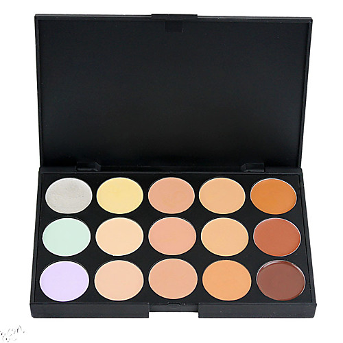 

15 Colors Powders Concealer / Contour 1 pcs Dry / Combination / Oily Concealer Face China Makeup Cosmetic