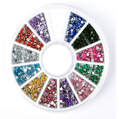 

1 pcs Rhinestones For nail art Manicure Pedicure Daily Glitters / Fashion