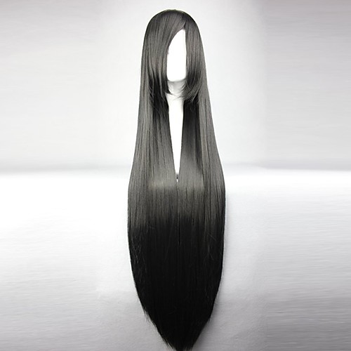 

Cosplay Costume Wig Synthetic Wig Cosplay Wig Straight Straight Wig Natural Black Synthetic Hair Women's Black hairjoy