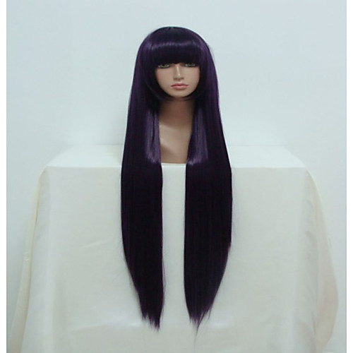 

Synthetic Wig Cosplay Wig Straight Straight Wig Purple Synthetic Hair Women's Purple hairjoy