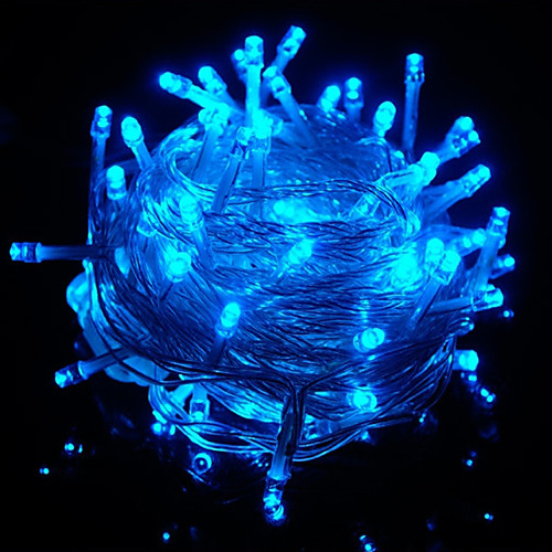 

ZDM 10m100pcs EU 220V LED Light Strap Lamp Waterproof For Christmas Decoration Outdoor Indoor Decor Christmas Tree Ornament