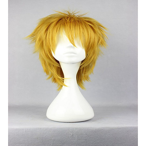 

Synthetic Wig Cosplay Wig Curly Curly Wig Blonde Golden Blonde Synthetic Hair Women's Blonde hairjoy