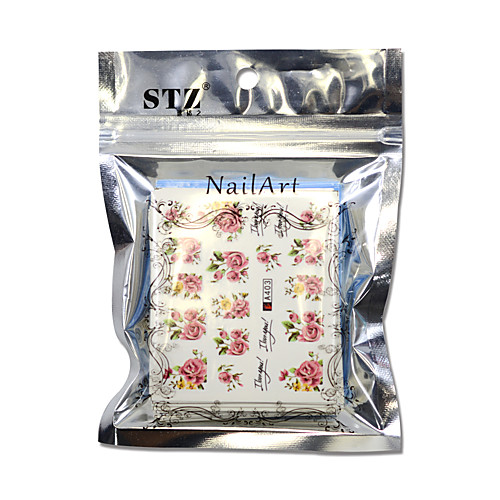 

mixed 50 designs christmas new year gift snow flower nail sticker nail art watermark decorations tips water tattoos a50
