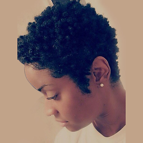 

Human Hair Wig Short Wavy Natural Wave Pixie Cut Short Hairstyles 2019 With Bangs Berry Natural Wave Wavy African American Wig For Black Women Women's Black#1B Dark Burgundy Medium Brown