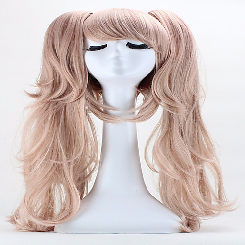 

Synthetic Wig Cosplay Wig Straight Straight With Bangs With Ponytail Wig Blonde Long Pink Synthetic Hair Women's Blonde hairjoy