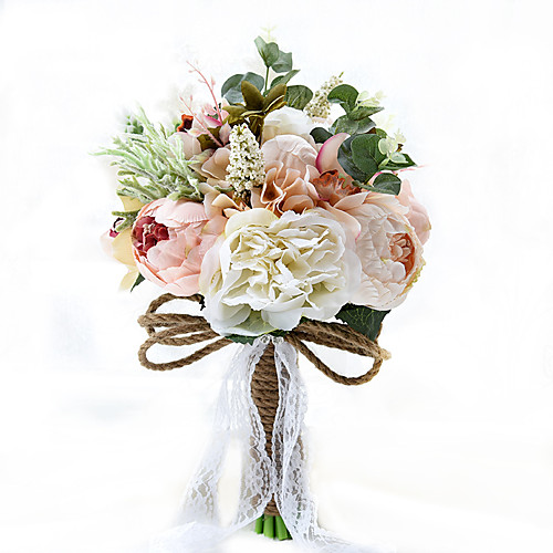 

Wedding Flowers Bouquets Wedding / Party / Evening Taffeta / Spandex / Dried Flower 9.84(Approx.25cm)