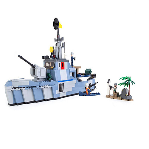 

GUDI Action Figure Building Blocks Military Blocks Educational Toy Construction Set Toys Warship Aircraft Carrier Soldier compatible ABS Legoing Boys' Girls' Toy Gift / Kid's