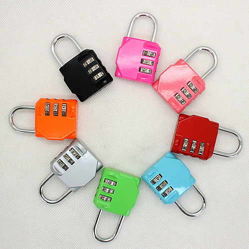 

Luggage Lock / Coded Lock 3 Digit Portable / Luggage Accessory / Anti-theft For Luggage 1 pc